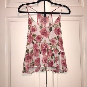 Forever 21 floral tank top
